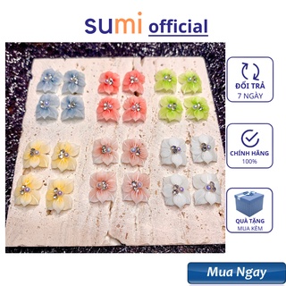 Hoa bột nail, Hoa gắn móng chân siêu xinh