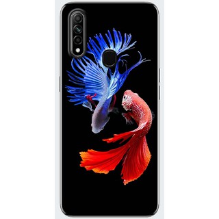 Ốp lưng Oppo A31, A52, A91, A92 in hình Cá Betta xanh đỏ