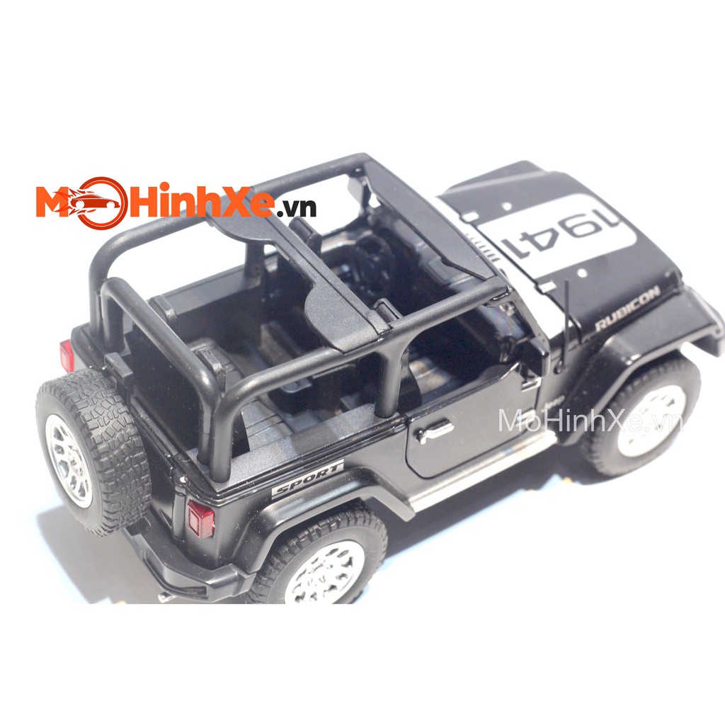 MÔ HÌNH XE JEEP WRANGLER RUBICON 1:32 DOUBLE HORSES