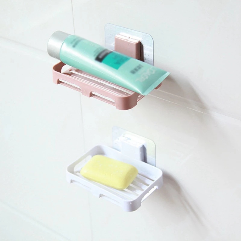Giá Đỡ Xà Phòng Gắn Tường Nhà Tắm Thiết Kế Đơn Giản Tiện Dụng