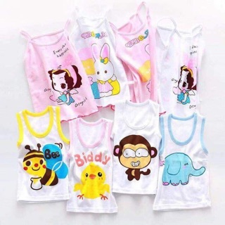 Áo ba lỗ cotton trẻ em