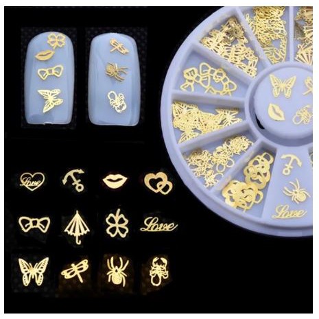 Khay kim loại trang trí móng mẫu 2