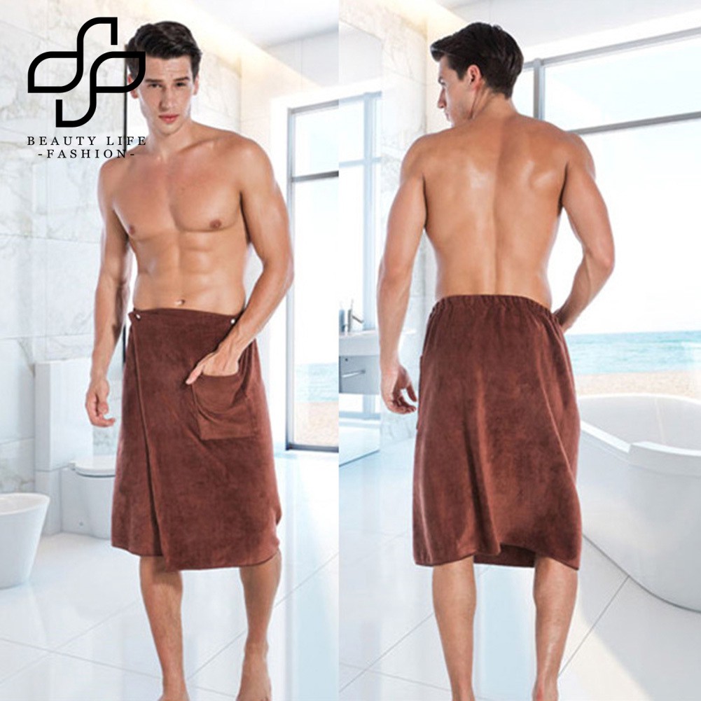 BEAUTY  Skirt Bathrobe Swimming Beach SPA Shower Bath Towel with Pocket