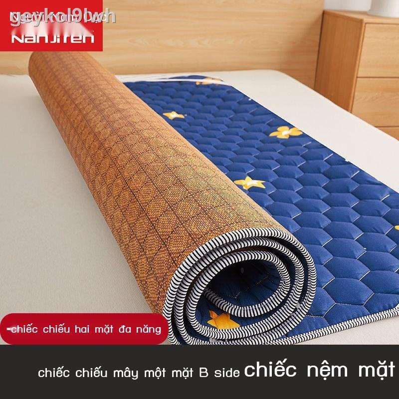GuĐệm chiếu sử dụng kép mùa đông và hè trải giường băng lụa mây