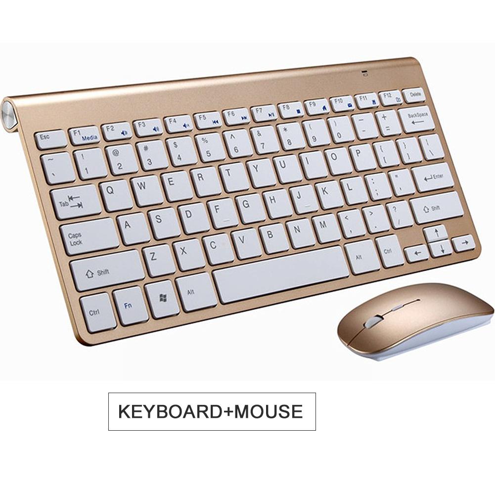 Bộ kết hợp chuột không dây 2.4G Bàn phím không dây cho Máy tính để bàn Mac Máy tính xách tay