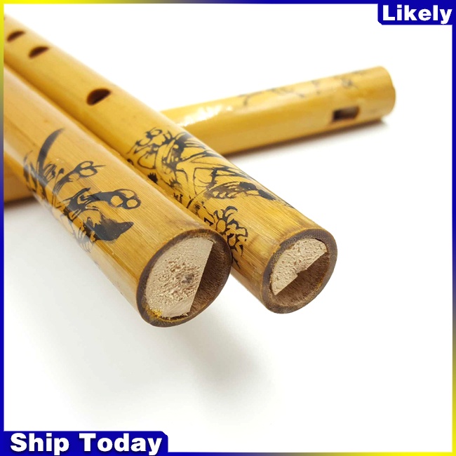 Sáo Trúc 6 Lỗ Kiểu Trung Hoa Truyền Thống Kích Thước 44CM
