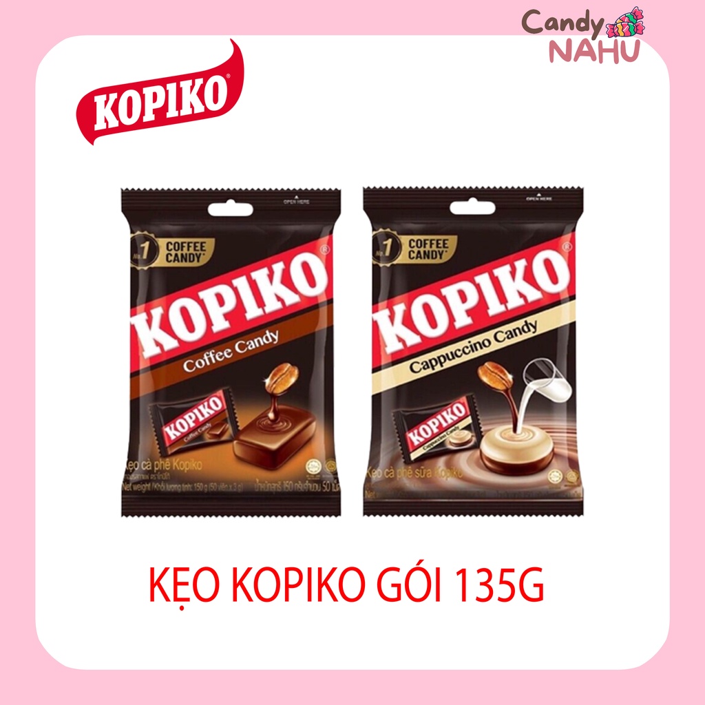 Kẹo Cà Phê Kopiko Gói 135g (45 viên)