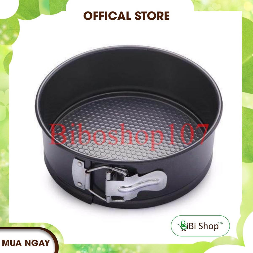 🎶Khuôn tròn spring form đế rời có khóa 18cm🎶