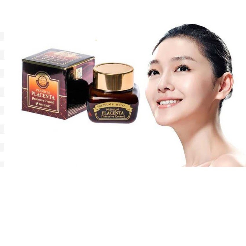 Kem dưỡng da chống lão hóa làm trắng dưỡng ẩm Chiết xuất từ nhau thai cừu 3W Clinic Hàn Quốc 50ml | BigBuy360 - bigbuy360.vn
