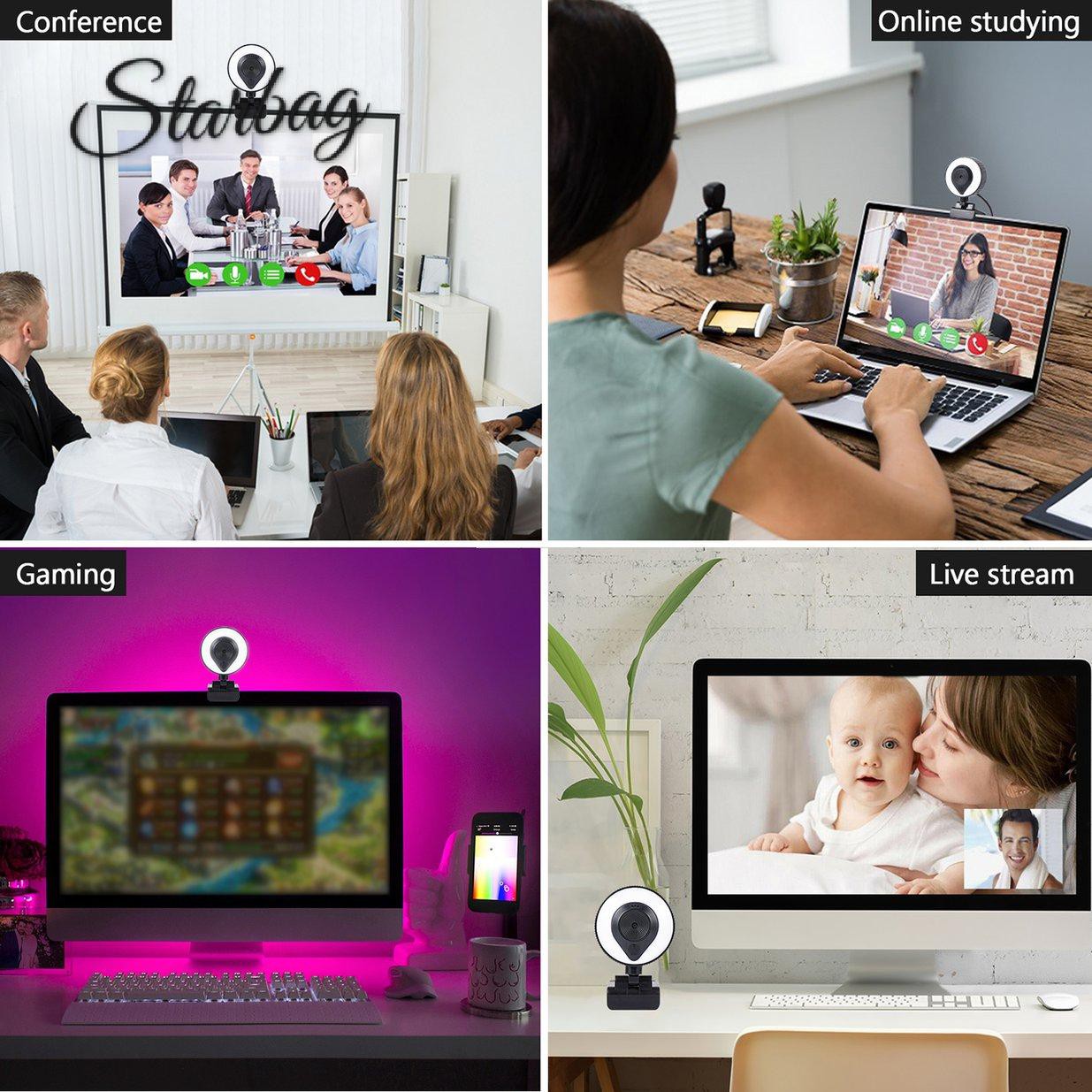 Đèn Led Usb W20 1080p Đa Dụng Chất Lượng Cao | BigBuy360 - bigbuy360.vn