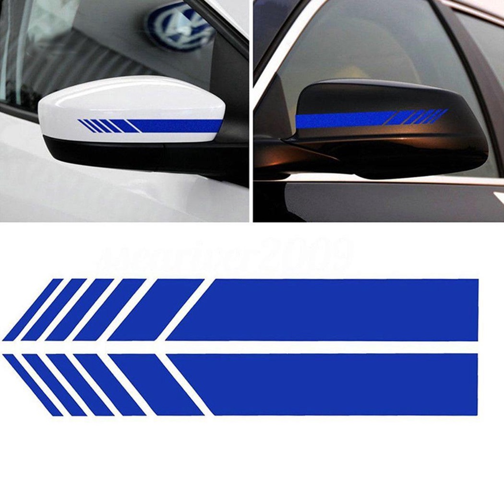 Sticker Dán Kính Chiếu Hậu Kiểu Dáng Độc Đáo Cho Xe Ô Tô [1 Cặp]