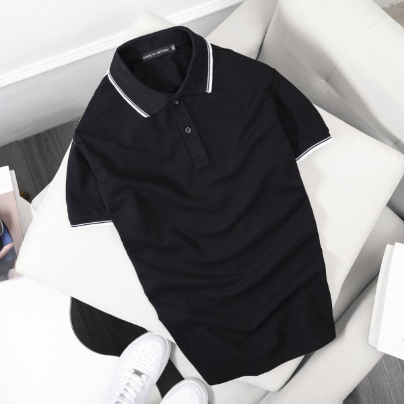 Áo Thun Nam POLO trơn Vải Thun Cá Sấu Cotton Cao Cấp Cực Sang Trọng Và Lịch Lãm