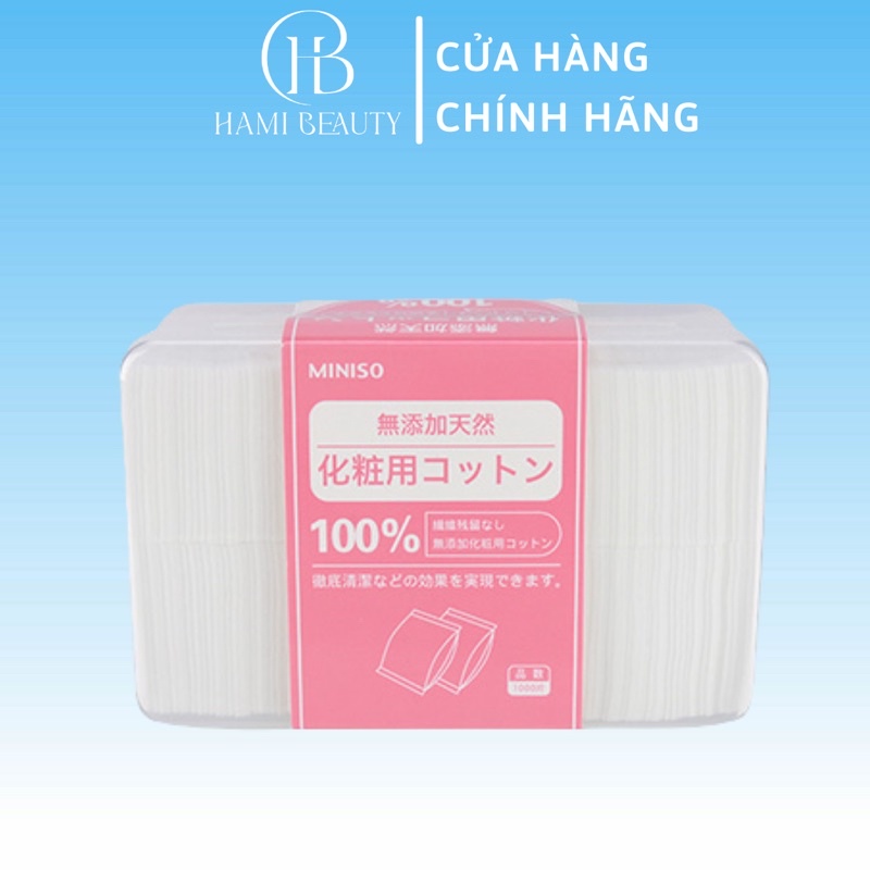 Bông tẩy trang Miniso Nhật Bản