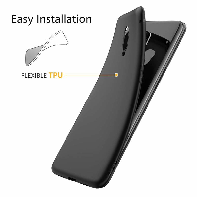Ốp điện thoại silicone mềm chống sốc màu đen cho Sharp Aquos S2 C10 S3 Mini S3