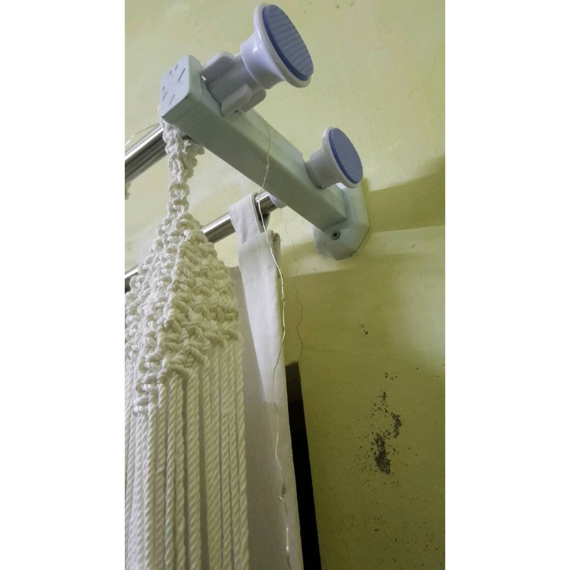 Trụ đỡ thanh rèm tĩnh điện giá đỡ thanh treo rèm trụ kép trụ đơn