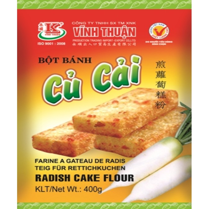 Bột bánh củ cải Vĩnh Thuận gói 400g