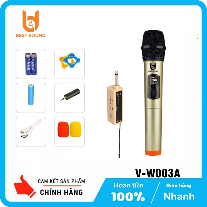 MICRO KHÔNG DÂY WR20 | W301 | W108 | W003 | W003A CAO CẤP, MICRO KARAOKE, HÚT ÂM TỐT - CHUYÊN CHO AMPLY, LOA KÉO