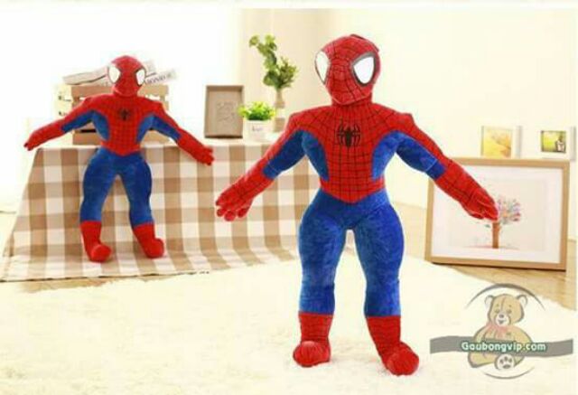 Gối ôm người nhên spiderman