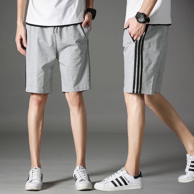 Men's Casual Sports Pants Simple Baggy Large Size Shorts Cotton Pants 1pec