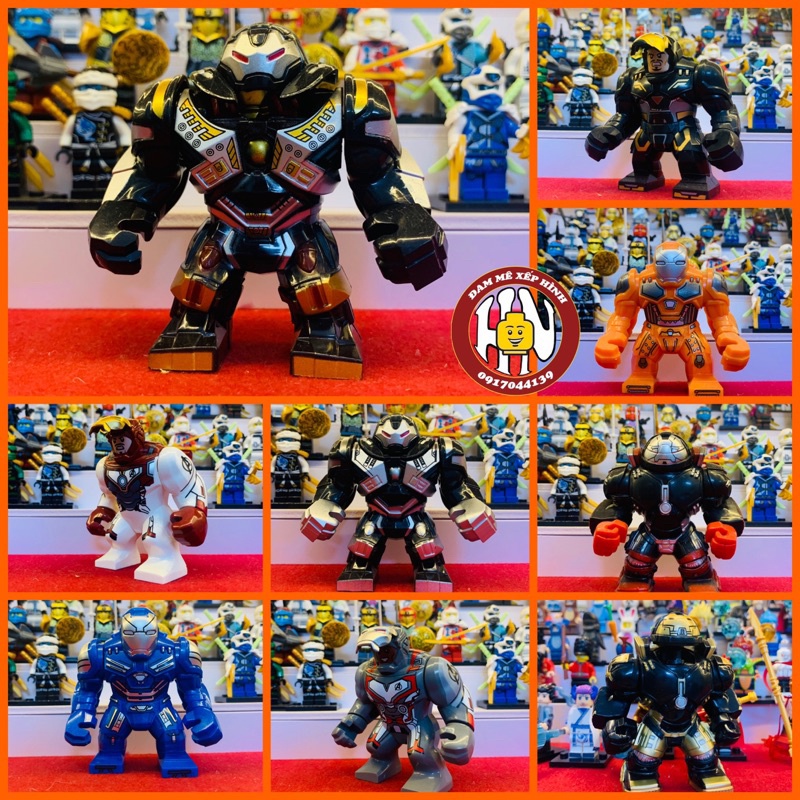 Đồ chơi xếp hình - Lắp ráp mô hình - Hulkbuster người sắt - Dòng size to ( non lego ) - Bigfig - Ảnh shop !