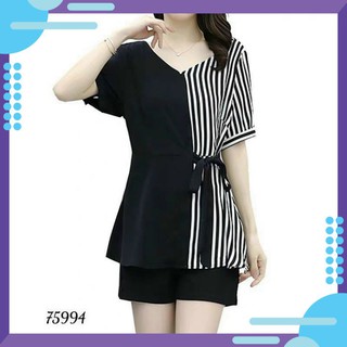 SET BỘ ĐỒ BỘ- Freeship - Bộ quần đùi đi chơi dạo phố thời trang kiểu dáng đẹp có bigsize từ 40-71kg  (ảnh +video thật)