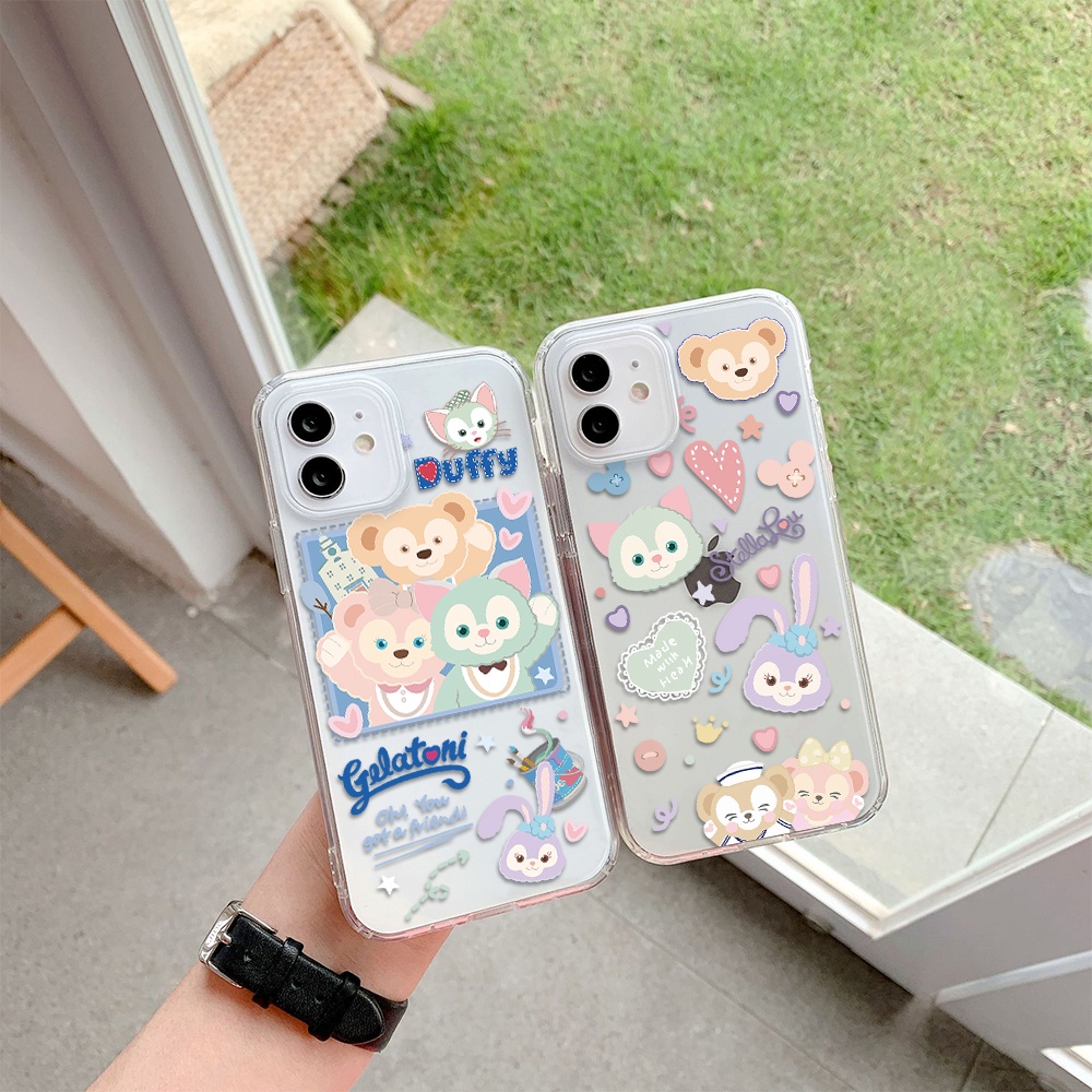 Ốp Điện Thoại Hình Thỏ StellaLou Linaell Dễ Thương Cho Iphone 11 Pro Max 12 Pro Max 13 Pro Max Mini 6 7 8 6 7plus Se 2020 X Xs Xr 5 4