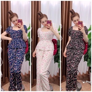 Đồ Bộ Lụa tiểu thư mặc nhà (40-65kg)-DOL5DAI