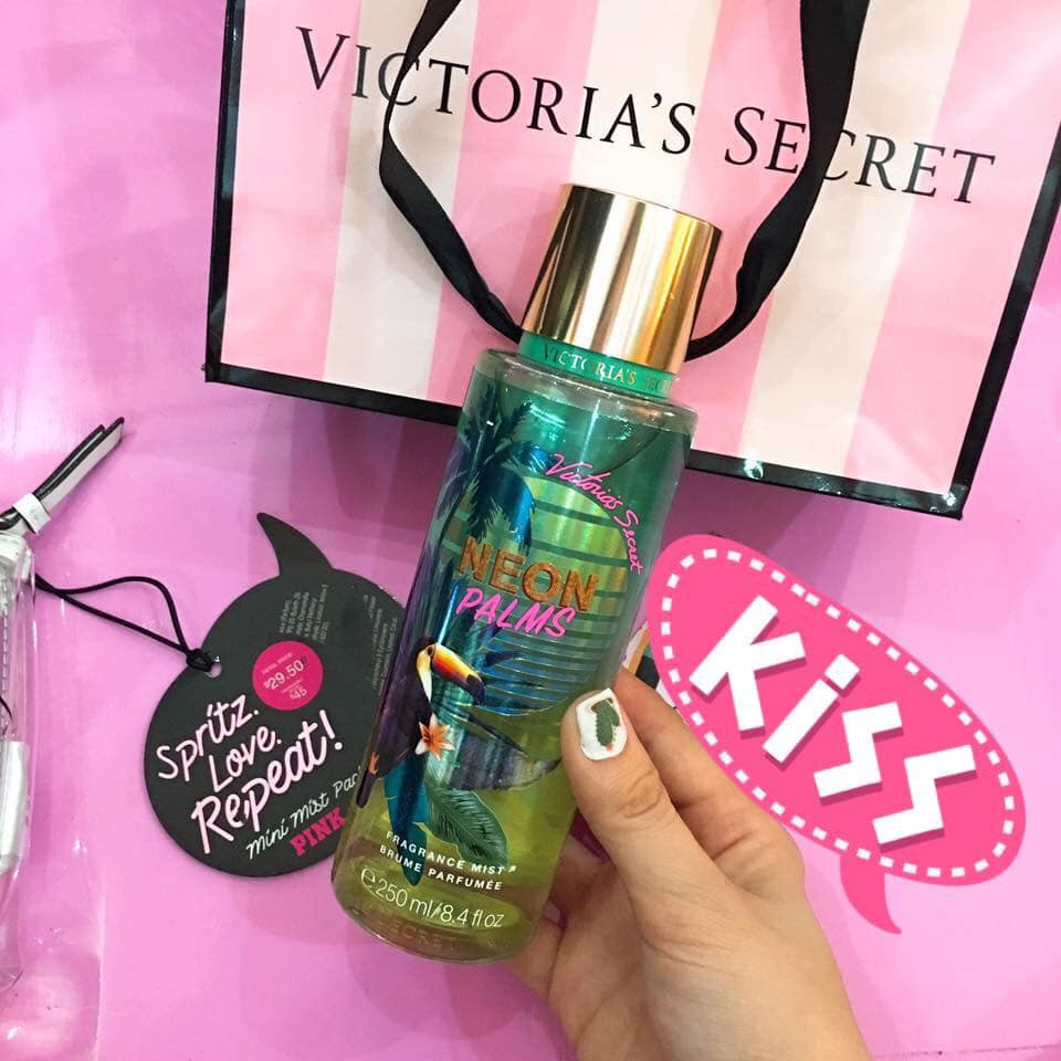 XỊT THƠM VICTORIA'S SECRET Electric Beach FRAGRANCE MIST 250ml.