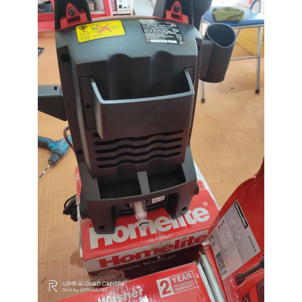 Máy rửa xe Homelite HPW 100G nội địa Úc 220v mới 90%