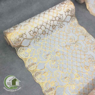 [ Khổ 70cm ] Khăn trải bàn bằng nhựa họa tiết nổi không thấm nước - giao màu ngẫu nhiên