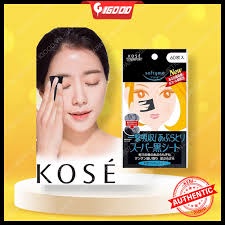 Giấy thấm dầu Kose Softymo than hoạt tính 60 tờ/ 100 tờ xanh