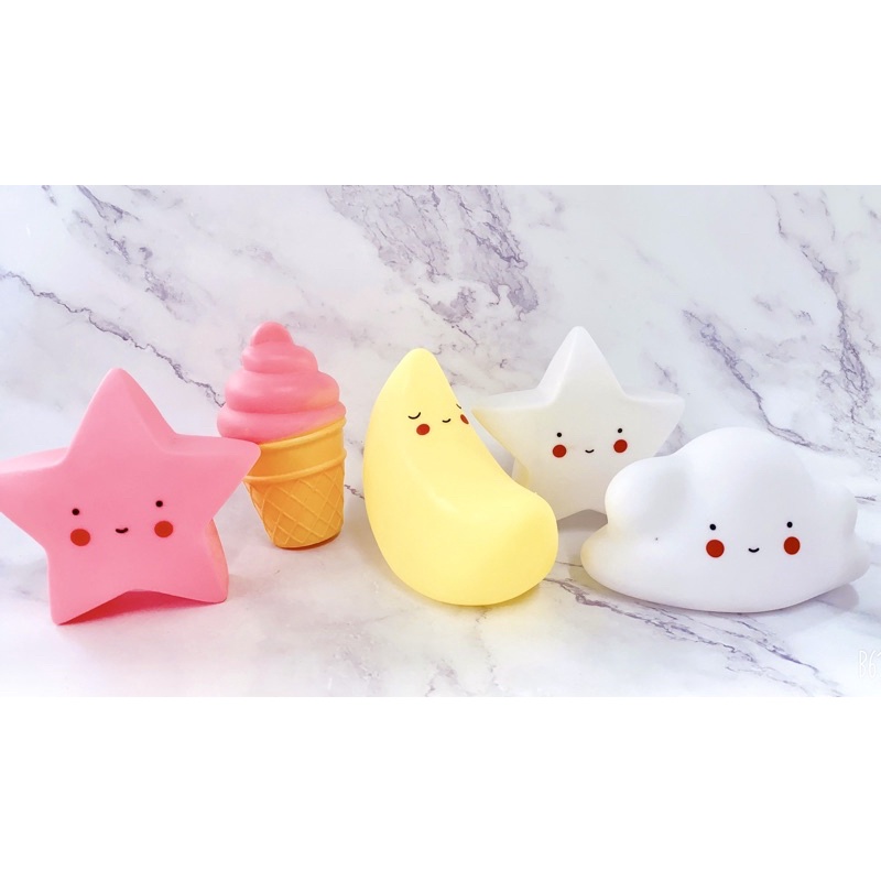 ĐÈN NGỦ SILICON KUTE NHIỀU HÌNH NGỘ NGHĨNH CHO BÉ