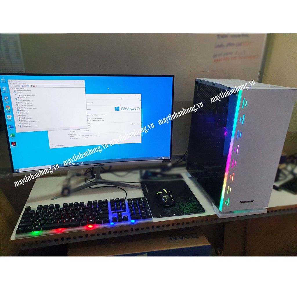 [MÁY MỚI] Bộ máy tính chơi GAME 27 inch MỚI full HD, Intel core i5 3470 ổ SSD điện tử CARD RỜI VGA NÂNG CẤP