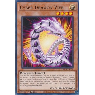 Thẻ bài Yugioh - TCG - Cyber Dragon Vier / SDCS-EN006'
