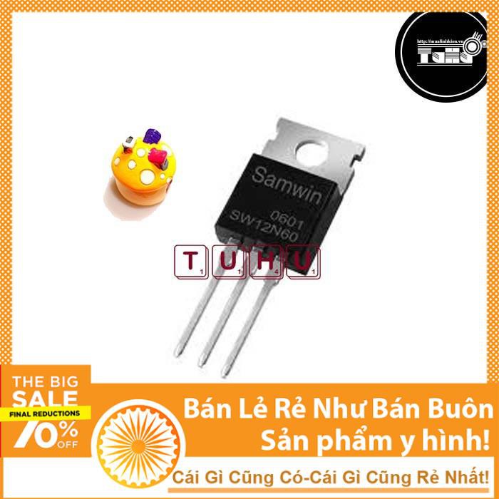 Linh Kiện 12N60 TO220 MOSFET N-CH 12A 600V