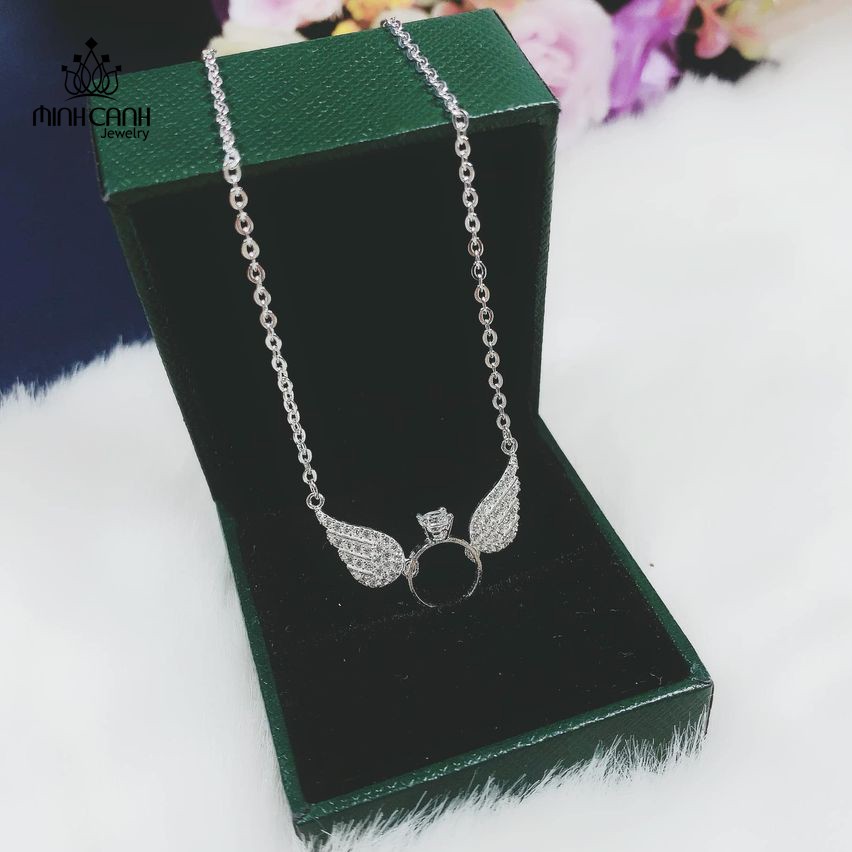 Dây Chuyền Cánh Thiên Thần Mặt Nhẫn - Minh Canh Jewelry