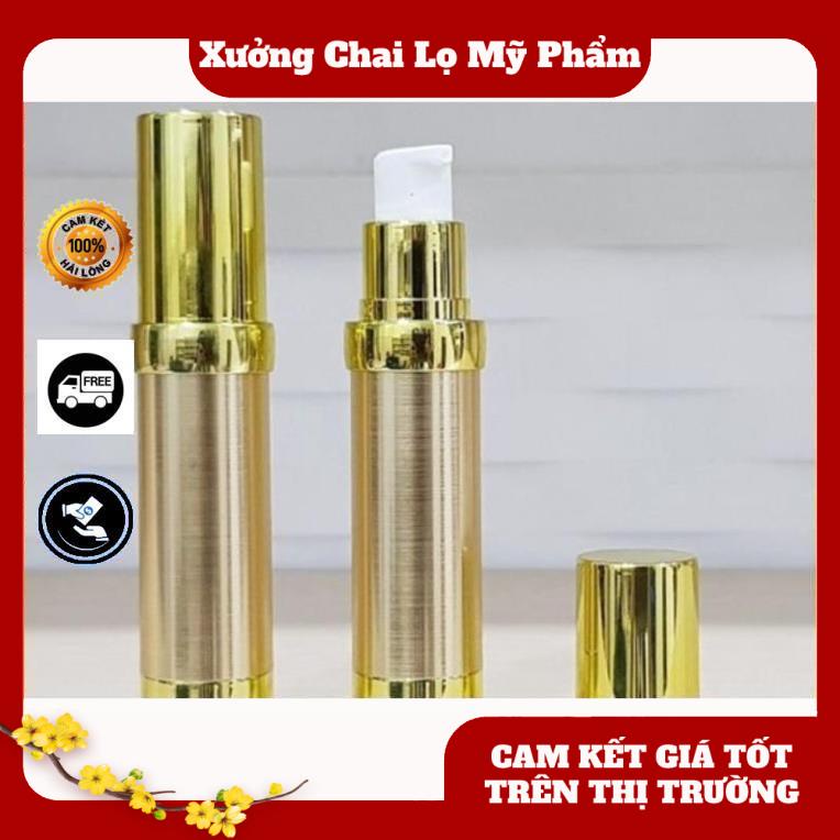 [20ml] Chai xịt giọt Hút chân không 20ml Thanh Lịch xi vàng chiết mỹ phẩm , phụ kiện du lịch