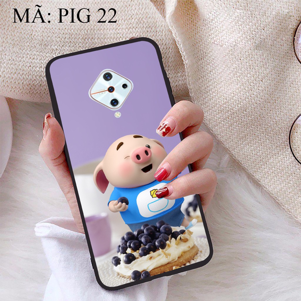 Ốp lưng Vivo S1 Pro viền dẻo TPU BST Heo Con