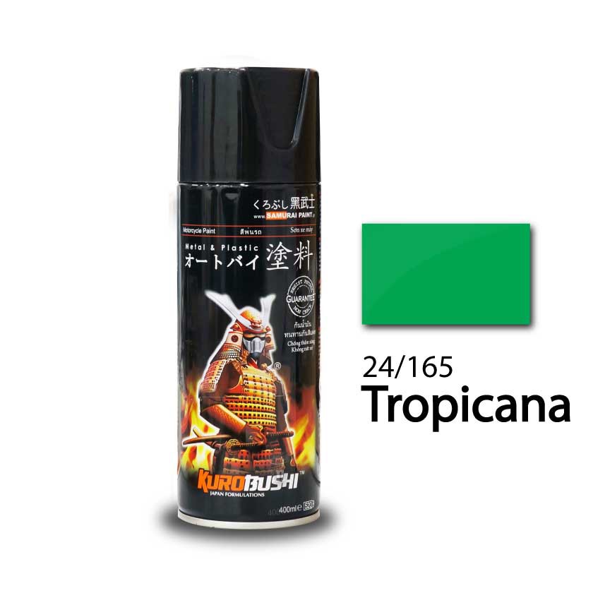 Sơn xịt SAMURAI màu Xanh Lá Tropicana - 165 (400ml)