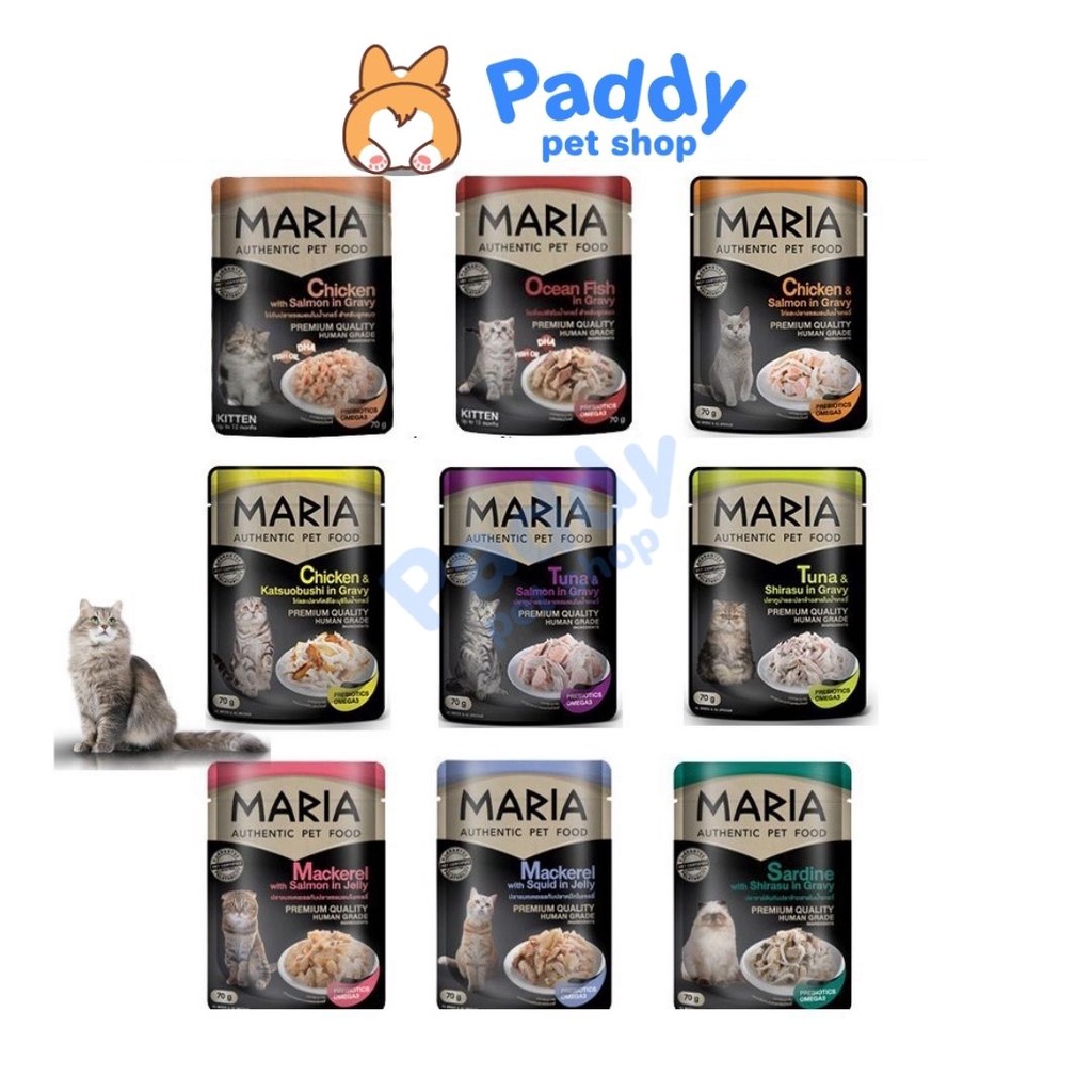 Pate Mèo Maria Cat Cao Cấp 70g