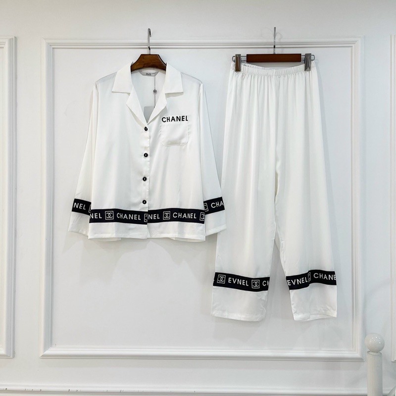PIJAMA DÀI TRẮNG CN CAO CẤP