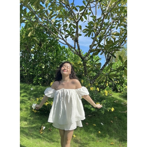 áo babydoll tay phồng