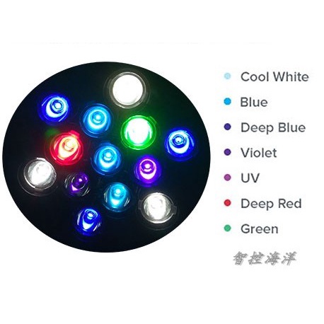 Đèn led chuyên dụng chồ cá biển, san hô INLED X60 110W app wifi, chính hãng!