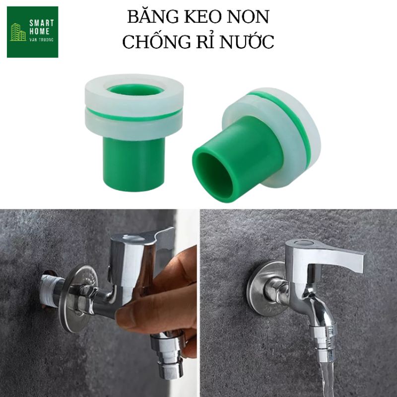 10 cái băng keo non kiểu mới dạng gioăng cao su chịu nhiệt cho ống nước PPR PVC HDPE