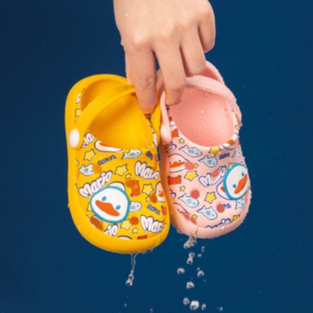 Dép sục quai hậu siêu nhẹ cho bé 1-5tuổi