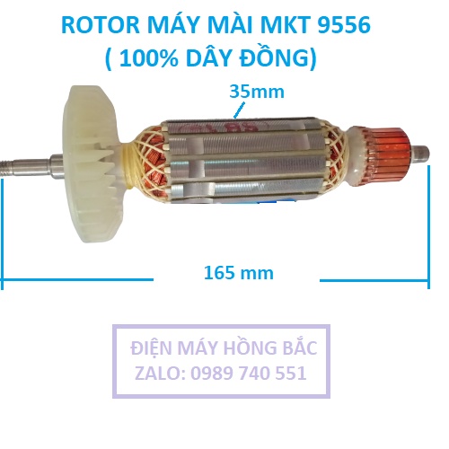 Rotor máy mài góc 9556NB -hàng dây đồng