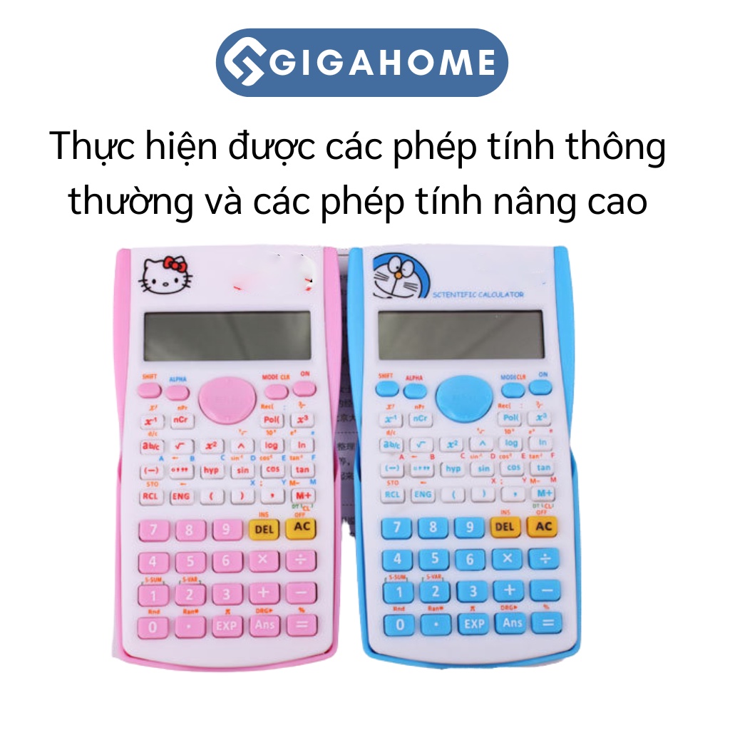 Máy Tính Học Sinh Hello Kitty Và Doraemon Dễ Thương GIGAHOME 8163