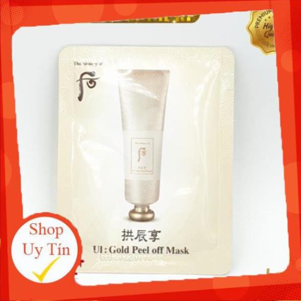 [3ml] Mặt nạ vàng 24k sáng da loại bỏ mụn dạng gel lột Whoo Gold Peel off Mask