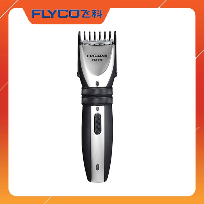 Tông đơ cắt tóc Flyco Fc5808 - Đầu cắt điều chỉnh các cấp độ, sắc bén, chạy êm, dùng cho gia đình