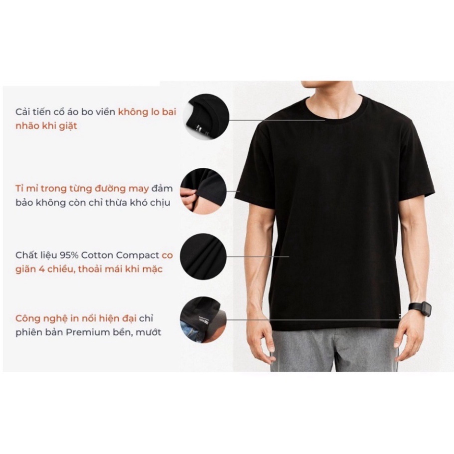 Áo Thun Nam Tay Ngắn | Áo Phông Nam Tay Lỡ Cổ Tròn Thời Trang Cao Cấp | A01-014 King.Shop.80 | BigBuy360 - bigbuy360.vn